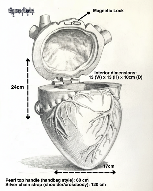 Pulse Bag (Anatomical Heart Bag) - Navy