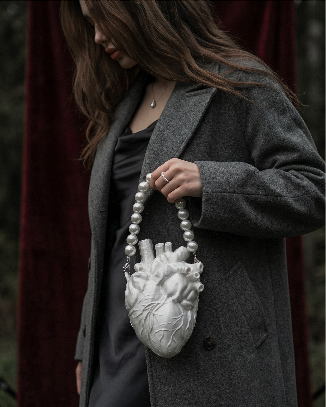 Pulse Bag (Anatomical Heart Bag) - Pearl
